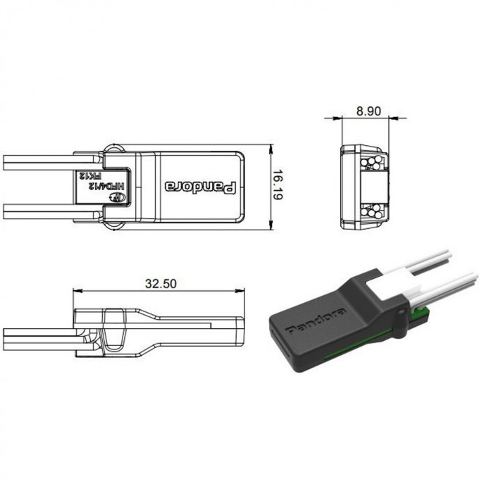 Bluetooth-микрореле PANDORA BT-01 30969 Bluetooth-микрореле PANDORA BT-01 30969